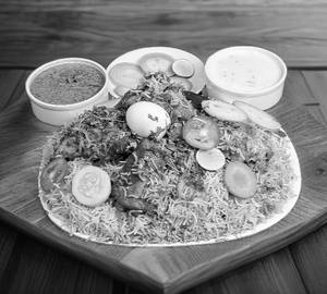 Hyderabadi Chicken Dum Biryani [  Full ]