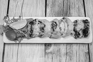 Stuffed Malai Mushroom Tikka