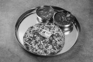 Cheese Mushroom Corn Kulcha