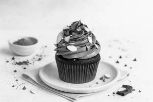 Chocolate Almond Cupcake
