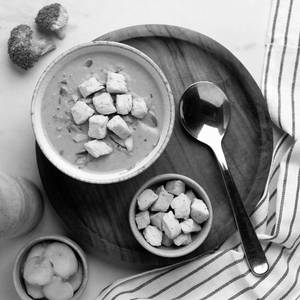 Chicken Broccoli & Almond Soup
