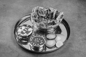 Cheese Paneer Chur Chur Naan Thali