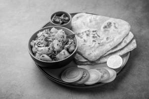[2Pcs] Roti + Aloo Jeera