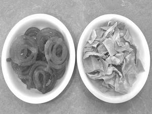 Jalebi .and Papdi(500+250gm)