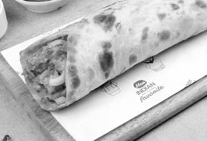 Chicken Tikka Latpata Wrap
