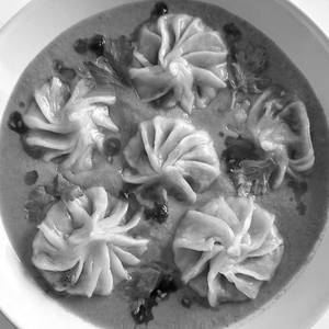 Chicken Red Sauce Momos