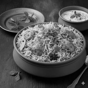 Chicken Dum Biryani+liver Fry