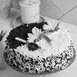 White forest  cake