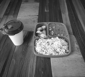 Chole Rice With Butter Milk [200Ml]