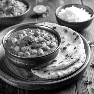Chana Masala + 2 Butter Roti