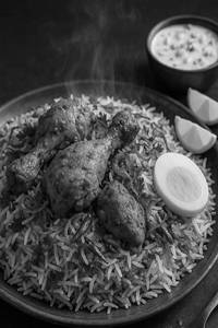 Chicken Dum Biryani+gizzard (kandanakayee