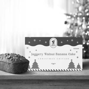 Jaggery Banana Walnut Cake