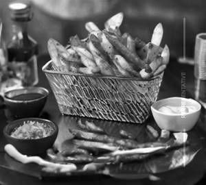 Chilli garlic fries [large]