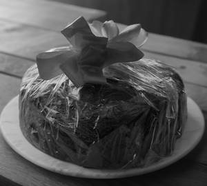 Christmas traditional plum cake 