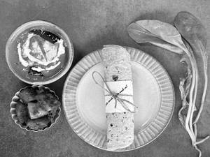 Palak Paneer, Aloo Tuk & Roti Thali