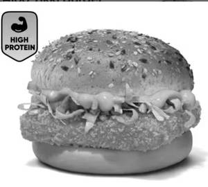 Spicy paneer burger