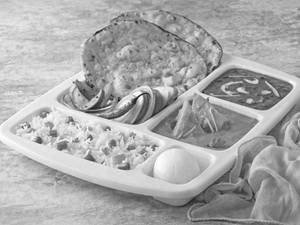Special Thali with Tandoori Roti