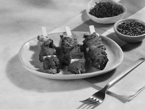 Grilled Mock Meat Skewers