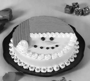 Red Red White Santa Cake