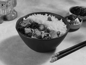 Stir Fried Tofu & Vegetables In Malar Sauce Rice Bowl