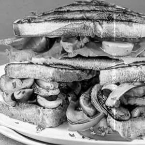 Mexican Mushroom Grilled Sandwich