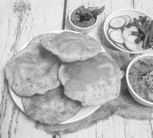 Special Poori Subzi Aloo