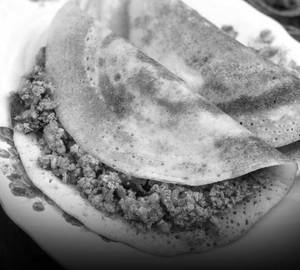 Mutton butter dosa