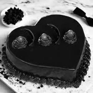 Heart Shape Chocolate Cake( Eggless)