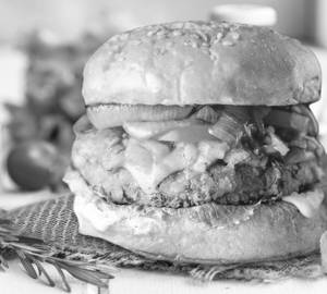 Veg makhni burger