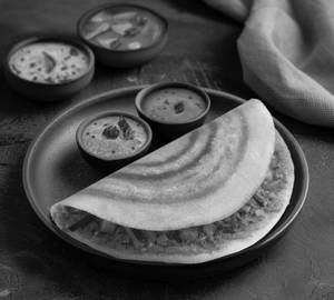 Mushroom masala dosa