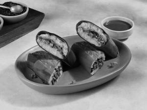 Curried Mushroom Grilled Sticky Rice