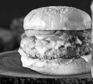 Jumbo Burger  cheese +Allo Patty+Panner Slice