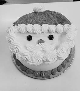 Santa Face Chocolate Cake (500gm)