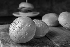 Burger Bun [Brown : pack of 4]