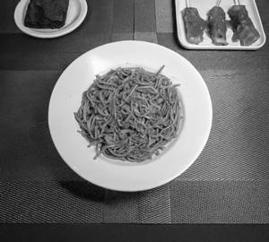 Veg Schezwan Noodles With Paneer Stick (3Pcs) And Plain Brownie