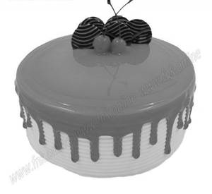 Strawberry Egg Less Cake Half K.g