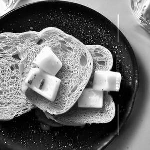 Bread butter jam grilled