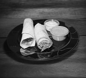 Tandoori chicken shawarma