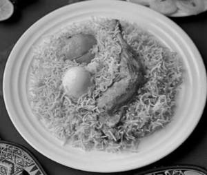 Chicken Dum Biryani With Egg