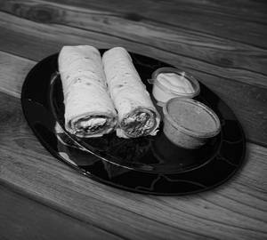 Paneer shawarma