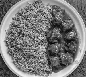 Veg Manchurian & Veg Fried Rice