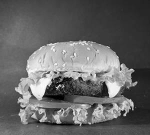 Aloo tikki cheese burger