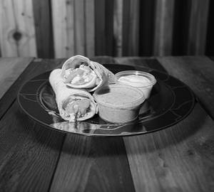Tandoori paneer shawarma