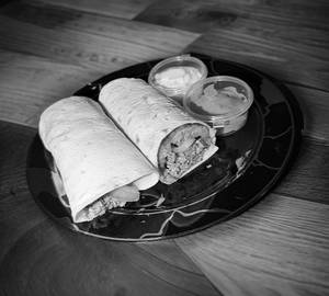 Chicken kebab shawarma