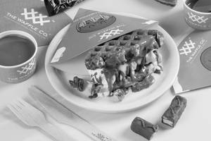 Snickers Waffle Sandwich