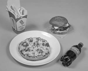 Chicken Pizza + Chicken Burger+ Fries + Coke