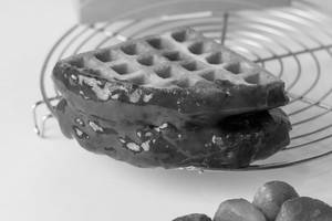 Strawberry Cream Cheese Waffle Sandwich