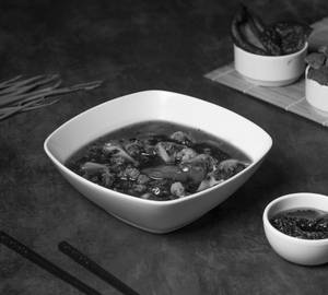 Stir Fried Broccoli With Shiitake Mushroom In Black Bean Sauce