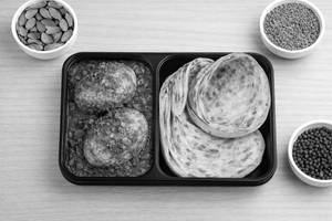 Egg Masala Lachha Paratha (2 Pcs) Bowl