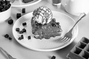 Nutella Brownie Waffle